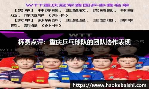 杯赛点评：重庆乒乓球队的团队协作表现