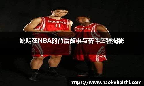 姚明在NBA的背后故事与奋斗历程揭秘